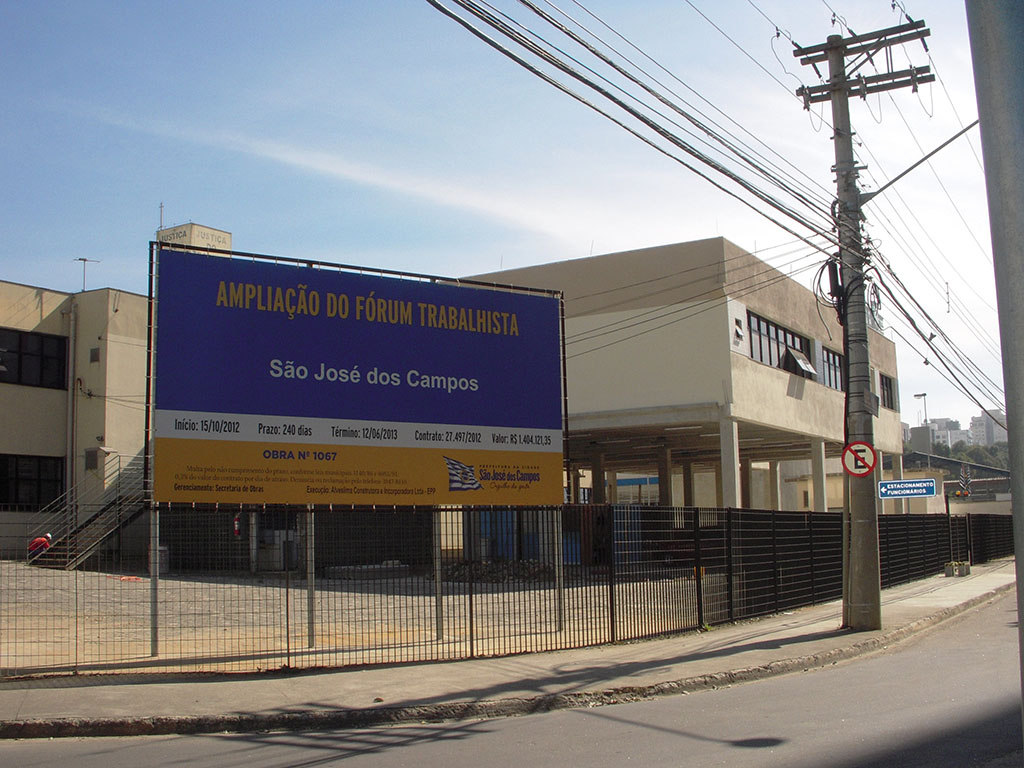 Ampliação do Fórum Trabalhista de São José dos Campos - SP
